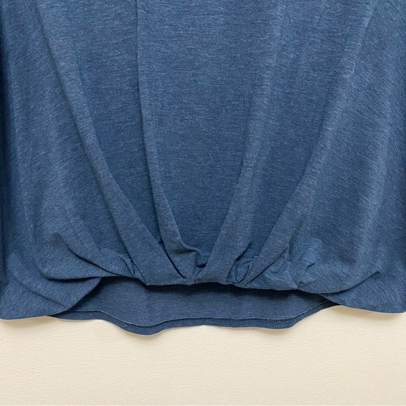 Lululemon Pleats & Thank You Short Sleeve Heathered Ink Blue - Picture 4 of 6